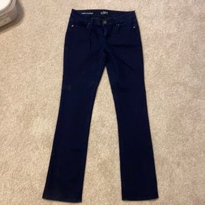 Loft boot cut jeans, 27